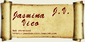 Jasmina Vico vizit kartica